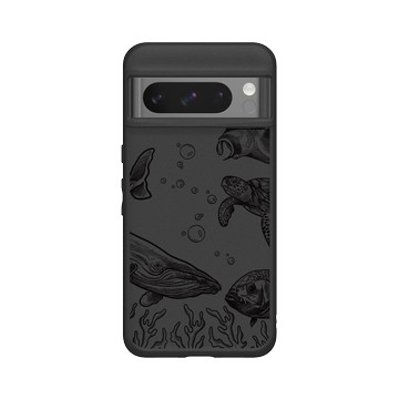 Pixel 8 Pro SolidSuit 黑 - MYMY REVERZ TATTOO - 海底世界