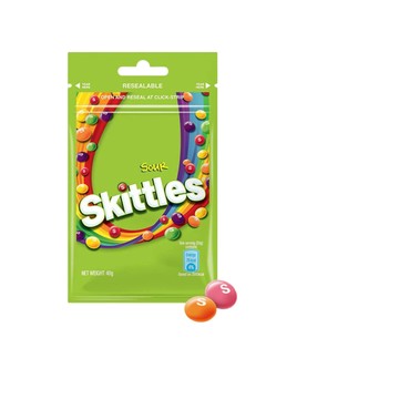 Skittles 彩虹軟糖 盒裝 酸甜水果 40g*12入 (零食/點心)