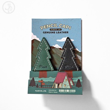 真皮小樹筆蓋 - 春夏的小樹