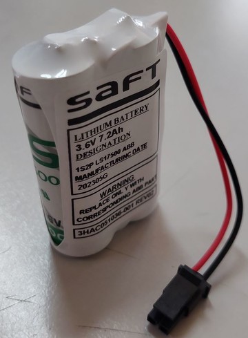3HAC051036-001 SAFT_ABB機器人電池7.2Ah/3.6V  (含稅)【佑齊企業 iCmore】