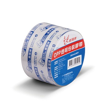 【四維】鹿頭牌 OPP超透明膠帶 60mm X 40Y 6捲/盒 PPS7