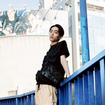 ORIBAGU 摺紙包_黑公羊頭骨 貼身小包