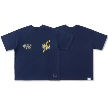 BLACK FLAG JBF24T011-HB EMBROIDERY PATCH TEE 刺繡布章 短T (藏青色)