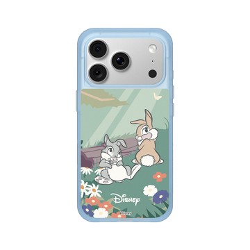 iPhone 18 Pro SolidX 晴空藍 - 迪士尼-經典系列 Disney Classics - 小鹿斑比 - 桑普與邦妮