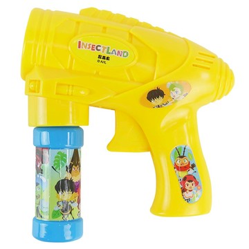 Insect Park 昆蟲島 免電池泡泡槍  黃色  1個