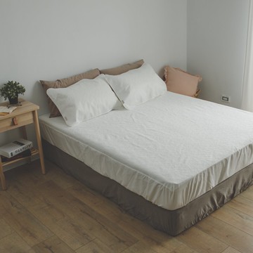 保潔墊 單人【葉月 薄膜式防水保潔墊】長效防水 透氣抗菌 翔仔居家