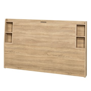 【顛覆設計】溫瑞插座日字型床頭片(雙大6尺)梧桐色