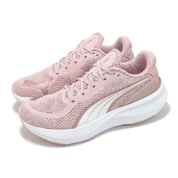 US5.5=23.5CM Puma 慢跑鞋 Scend Pro 2 男鞋 女鞋 粉紅 白 輕量 透氣 緩衝 運動鞋 31077914