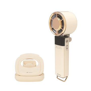 LaPO沁冷多功能三用風扇-含夾式風扇充電座 奶茶色 LF03-MT＋FS-02-MT_廠商直送