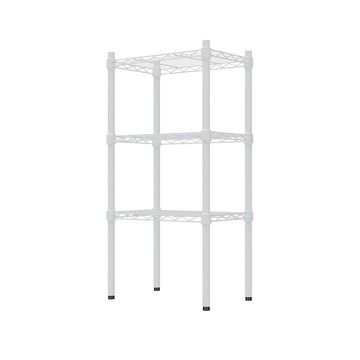 【Y HOUSE】45x30x90公分 輕型三層鐵架 鐵力士架 -烤漆黑/烤漆白
