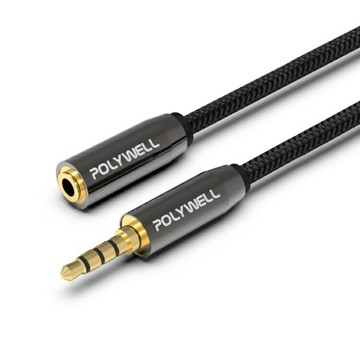 3.5mm 公對母音源延長線 四極 50/100/200/300/500cm 適用 延長音源線 音頻延長線