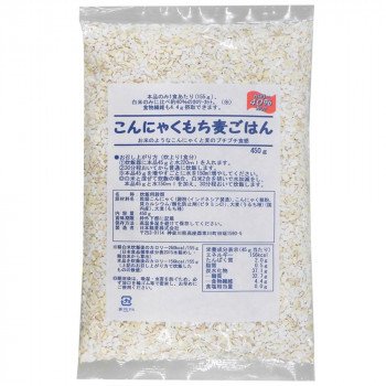 （代引不可）日本精麦 こんにゃくもち麦ごはん 450g×15