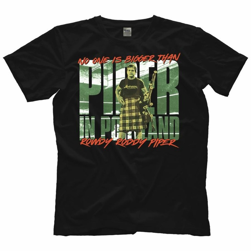 ロディ・パイパー Tシャツ「Rowdy RODDY PIPER Piper In Portland  Tシャツ」（ボデイ色：ブラック）米直輸入プロレスTシャツ《日本未発売》 | LINEショッピング