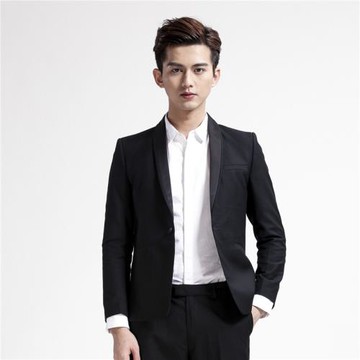 Menseye男眼西服男外套韓版修身伴郎新郎商務休閑職業正裝小西裝