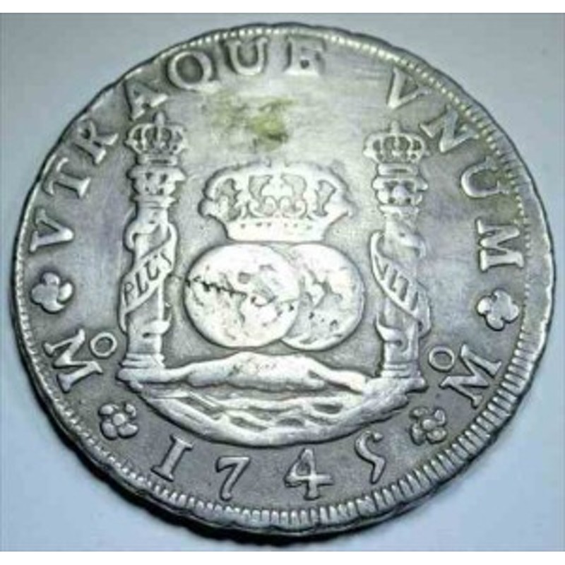 金貨 銀貨 硬貨 シルバー ゴールド アンティークコイン 1745年メキシコ