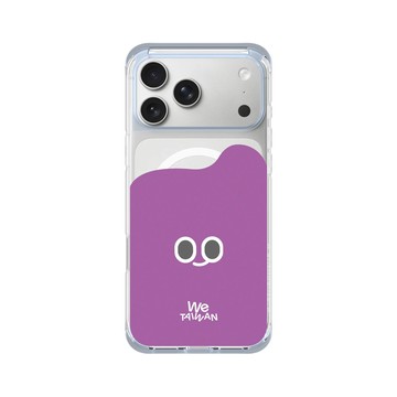 iPhone 17 Pro Max ClearX (MagSafe 兼容) 冰透藍 - We TAIWAN : a-We Collection - a-We佇遮！(紫)