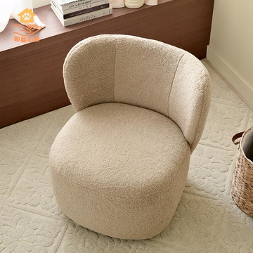 意式創意可旋轉單人椅小紅書同款極簡休閑椅臥室陽臺設計師懶人椅zm7181