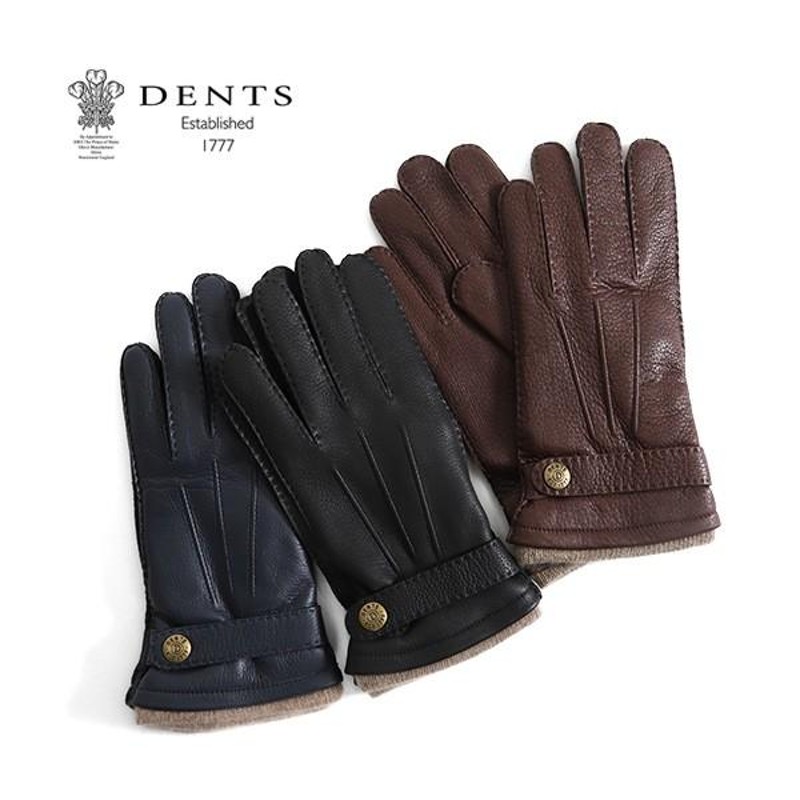 DENTS デンツ レザーグローブ 手袋 カシミア 5-1548 メンズ | LINE