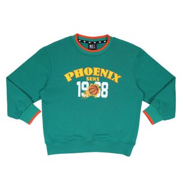 NBA 兒童/青少年 拼色 繡花 大學TEE 長袖上衣 太陽隊