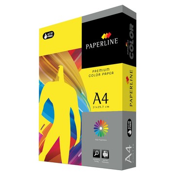 PAPERLINE 彩色影印紙 PL210 檸檬黃 80磅  A4  500張