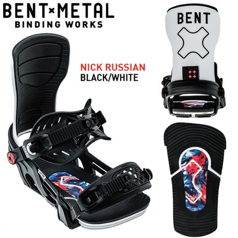 ベントメタル ビンディング アクション AXTION NICK RUSSIAN / BLACK / WHITE 日本正規品 BENTMETAL( 22-23 2023)スノーボード【C1】 通販 LINEポイント最大0.5%GET | LINEショッピング