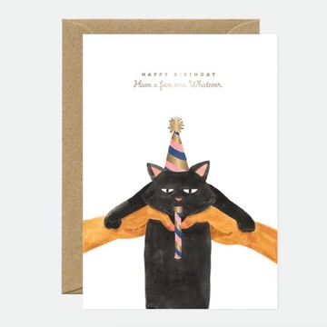 可愛貓咪生日卡