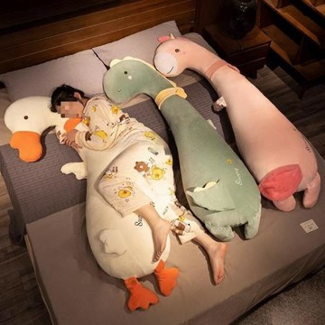 長條抱枕女生睡覺床上夾腿側睡枕頭男生款大靠枕床頭靠墊可拆洗