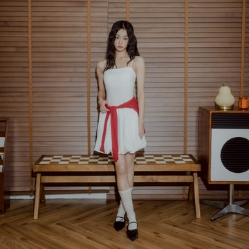 CC.DAILY-細肩帶BraTop澎裙(二色)-女【J2CO063】