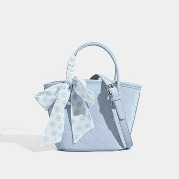 『百貨屋二號』手提包女2025春季新款菜籃子斜挎包百搭通勤包甜美休閑質感度假風