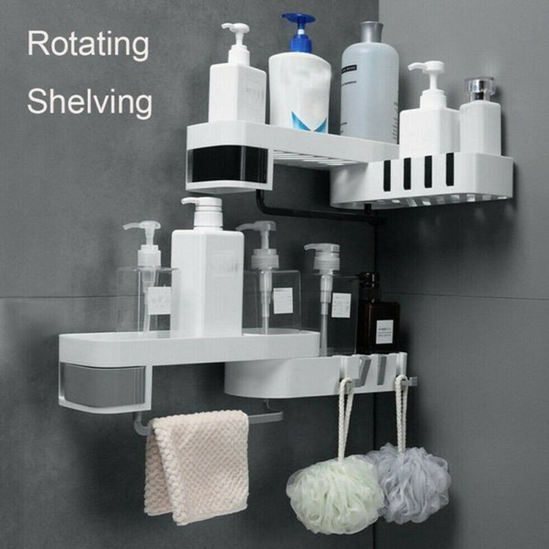 浴室収納棚 浴槽ラック 調節可能 バスルーム 浴室 ブラック グレー 収納ラック コーナーシャワー棚 通販 Lineポイント最大0 5 Get Lineショッピング