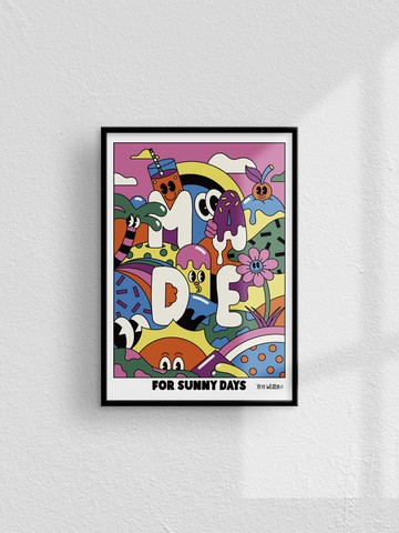 Art Print 90 Made for Sunny Days Wall Decor