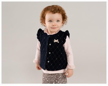 男童馬甲   女童寶寶夾棉馬甲  瑪麗蘇