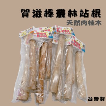 【現貨】台灣賀滋棒叢林站棍 天然肉桂木 安全啃咬站棒 鸚鵡站棍 鳥站棒 天然樹枝站桿