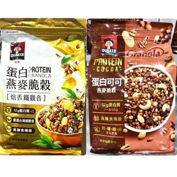 COSTCO好市多 桂格👍蛋白可可燕麥脆穀750g/蛋白燕麥脆穀焙香鐵觀音750g
