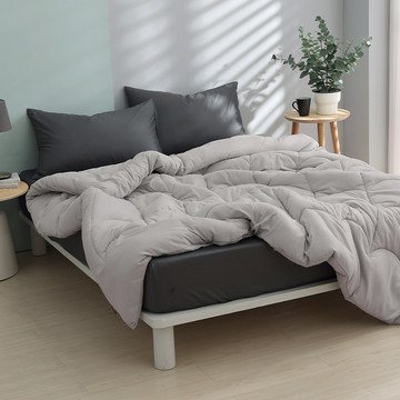 石墨烯速暖發熱羽絲絨被 / 月銀灰 / DON