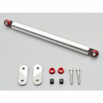 デイトナ PCX125/150・フォルツァ250・マジェスティS用　マルチマウントバーSC[クリア/レッド]　91696