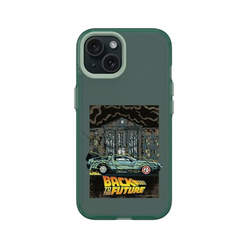 iPhone 15 Clear 憂墨綠 - Back to the future - Back To The Future Thunderstorm