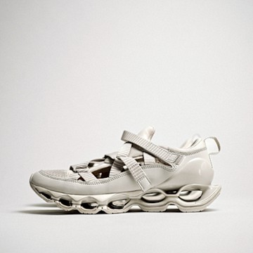 Mizuno Wave Prophecy Strap D1GA251904 男 休閒鞋 綁帶結構 米