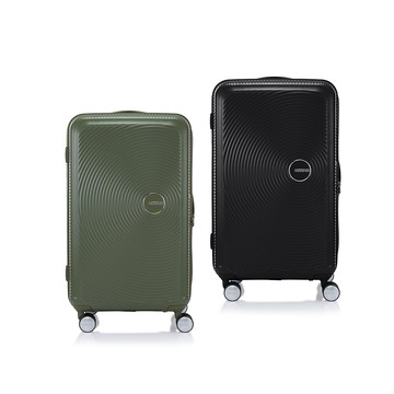 American Tourister 27吋 CURIO 2:8前開式/上掀式大容量輕量PC行李箱/胖胖箱(多色可選)