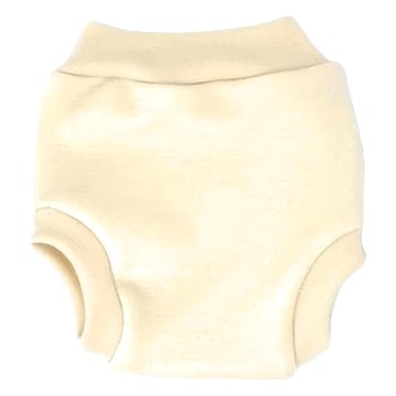 Babee Greens 美麗諾羊毛尿布兜 - 雙層100%美麗諾羊毛(通過Oeko-Tex 100認證)  1件  原色