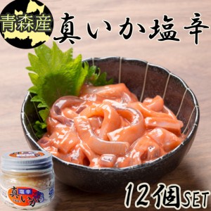  塩辛 12個  (120g×12) 送料無料 青森県産 スルメイカ 津軽海峡 下北半島 ギフト 父の日 母の日 プレゼン