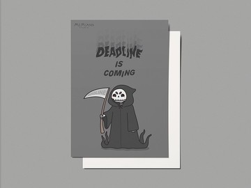 明信片 Deadline is coming