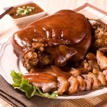 林家豬腳 萬巒豬腳(豬腳1200g+醬包200g/包)*1組