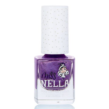 英國【Miss NELLA】兒童水性可撕式安全指甲油 - 紫色風暴 MN38