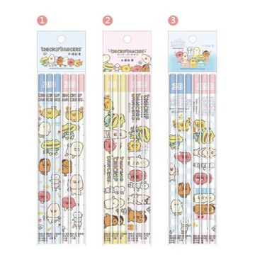 跳跳小雞 6入木頭鉛筆(隨機出貨)