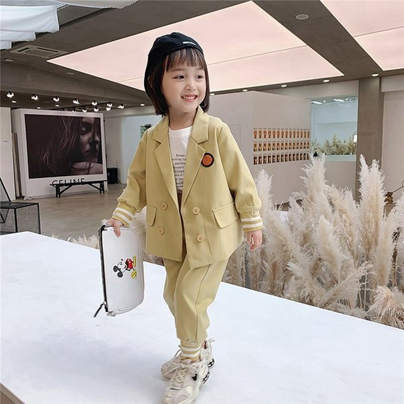フォーマル子供スーツ子供服女の子おしゃれセットアップ2点セット春秋ロングパンツアウター入学式スーツ入園式卒業式七五三 通販 Lineポイント最大0 5 Get Lineショッピング