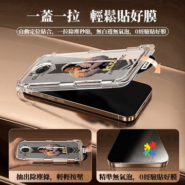 新霸猩 除塵秒貼倉 玻璃貼 iPhone 17 16 保護貼 15 14 13 12 11 Pro Max 360防窺