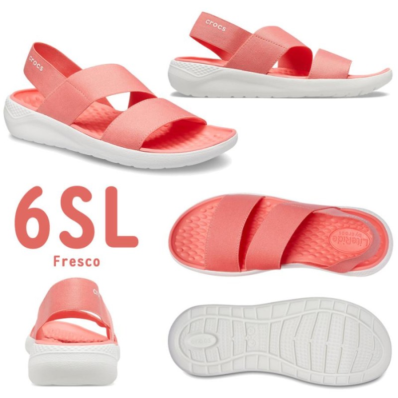 crocs クロックス 206081 LiteRide Stretch Sandal ライトライド ストレッチ サンダル レディース |  LINEブランドカタログ