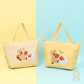 【R.FUN SHOP】Dinotaeng雙面保溫提袋 便當袋 環保提袋 購物袋 野餐 QUOKKA BOBO DT016