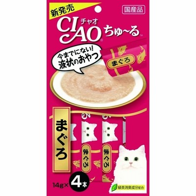 いなば チャオ (CIAO) ちゅ〜る まぐろ 14g×4本入